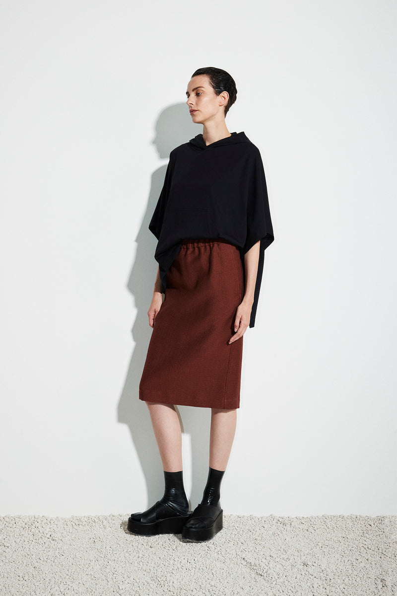 Tasar Poncho T-Shirt With Hoodie