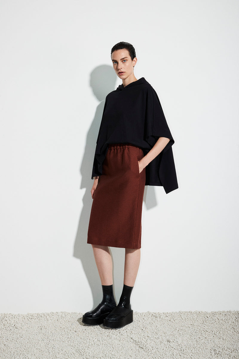 Tasar Poncho T-Shirt With Hoodie