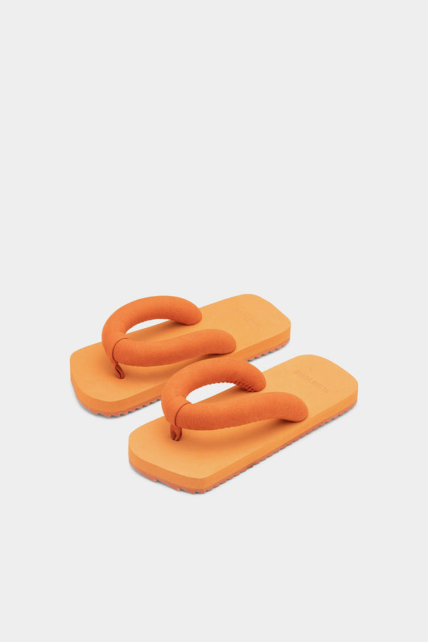 Sandale Suki in Orange von Yume Yume shoppen Sie bequem online auf Melagence Local und unterstützen damit unseren Partner Werkstattladen Konzept